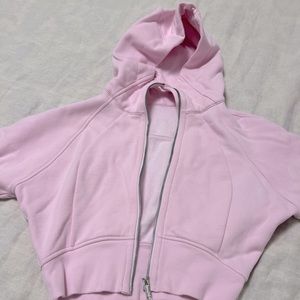 Lululemon full zip cropped hoodie